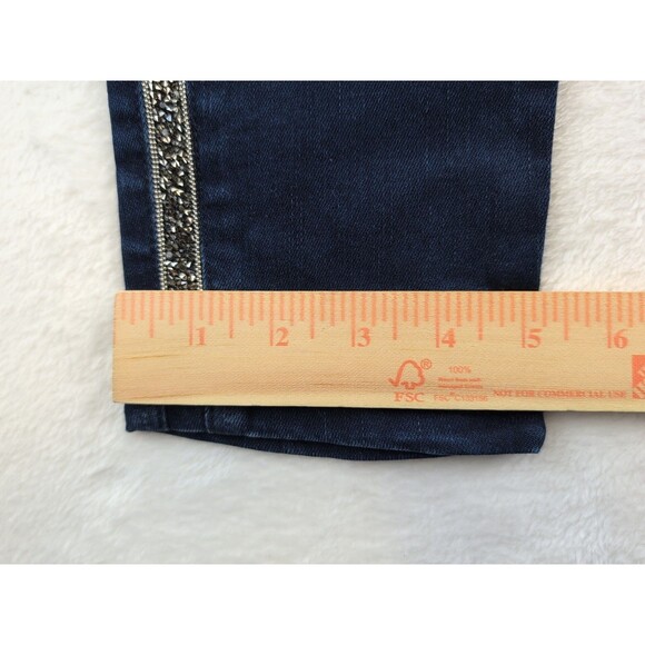 Tommy Bahama High Rise Ankle Tema Indigo Sparkle Denim Seacoast Wash Size 4 NWT - Picture 8 of 16